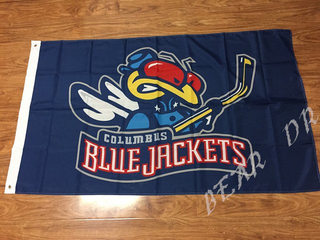 Columbus Blue Jackets flag 3ftx5ft Banner 100D Polyester Flag metal Grommets