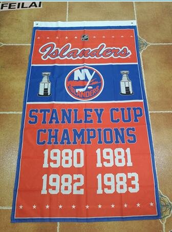 3ft x 5ft  New York Islanders Flag Banner 100D Polyester flag
