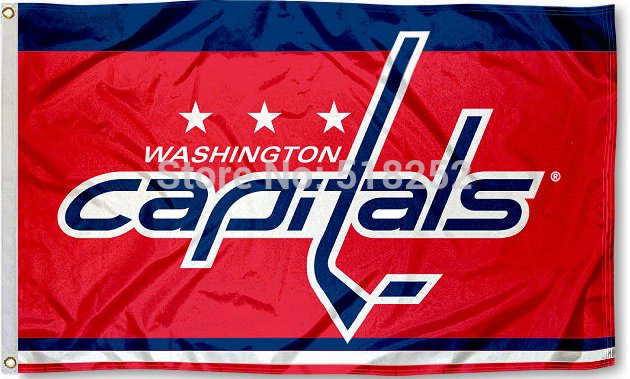 Washington Capitals Flag 3x5 FT 100D 150X90CM Banner Polyester flag 1125