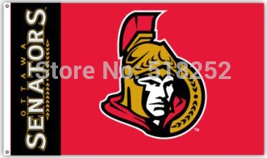 Ottawa Senators Flag 3x5 FT 150X90CM Banner 100D Polyester flag 1118,