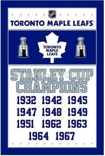 Toronto Maple Leafs flag 3ftx5ft Banner 100D Polyester Flag metal Grommets