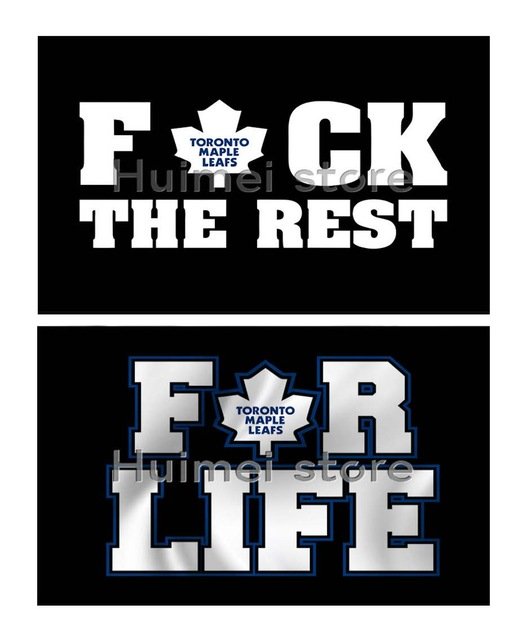 3ftx5ft Banner 100D Polyester Flag metal Grommets Toronto Maple Leafs flag