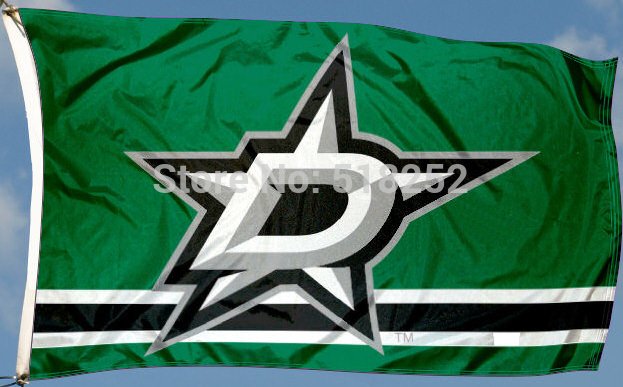 Dallas Stars Flag 3x5 FT 150X90CM Banner 100D Polyester flag 1136, free shipping