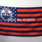 Edmonton Oilers Flag with stripe and star Banner 3x5 FT 150X90CM