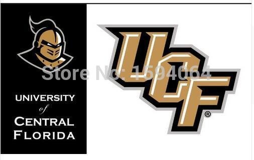 Central Florida Golden Knights university UCF flag 3ftx5ft Banner