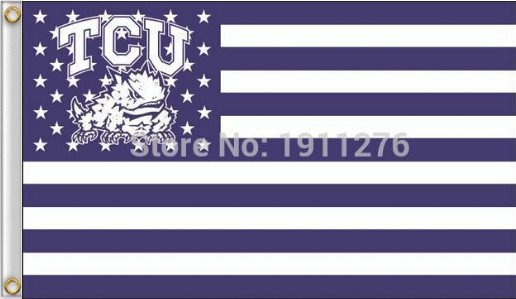 3X5FT NCAA TCU Texas Christian University Horned Frogs Flag Banner
