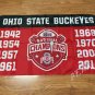 Ohio State Buckeyes Flag 90x150cm metal grommets 100D polyester