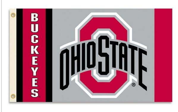 The Ohio State University Buckeyes USA NCAA Flag Hot Sell Goods 3X5FT