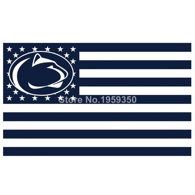 Penn State Nittany Lions Nation Flag 3ft x 5ft Polyester  Banner