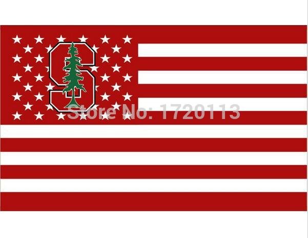 3X5FT Stanford Cardinal flag custom banner 100D Polyester Flag