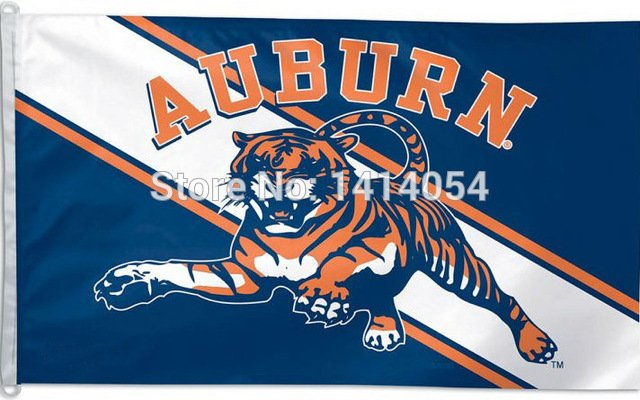 Auburn Tigers Vintage Retro Flag 150X90CM NCAA 3X5FT Banner