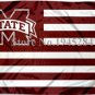 Mississippi State University Bulldogs with Stripes Flag Banner New 3x5ft