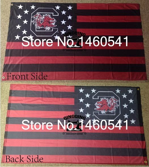 South Carolina Gamecocks Flag 3ft x 5ft Polyester NCAA Banner Flying