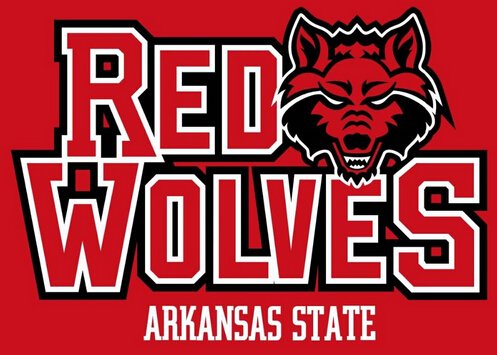 Arkansas State Red Wolves flag 3ftx5ft Banner 100D Polyester Flag 2 metal Grommets