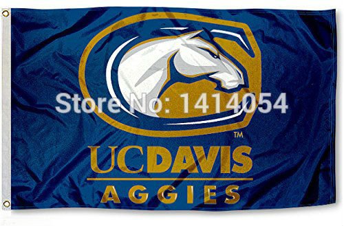 Cal Davis Aggies UC University Flag  3X5FT Banner 100D Polyester