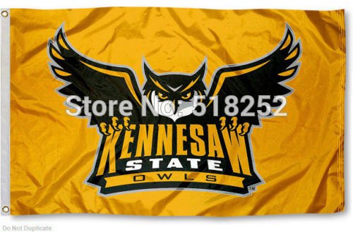 Kennesaw State University Owls Flag KSU Flag 3x5 FT  Banner