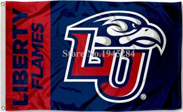 Liberty Flames Wordmark Flag Banner New 3x5FT 90x150CM Polyester 9167,
