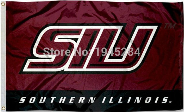 Southern Illinois Salukies SIU Flag Banner 001 New 3x5FT 90x150CM Polyester 8900