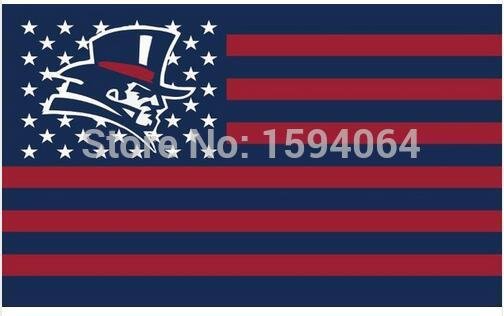 Duquesne Dukes stars and blue stripes flag 3ftx5ft Banner 100D Polyester Flag