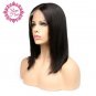 Slo Hair Short Bob Wigs For Black Women Human Hair Remy Hair Front Lace  Wigs Bleached Knots Size 12