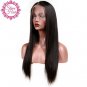 Slo Hair Brazilian Lace Front Human Hair Wigs For Black Women Remy Hair Straight Wig Size 24