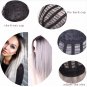 AISI BEAUTY Gray Red Pink Ombre Wigs for Women Black Synthetic Wig Long Straight False Hair