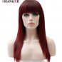 SHANGKE 22 '' Long Black Hair Wigs For Women Synthetic Wigs For Black Women Heat-resistant