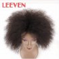 Synthetic Hair Short Kinky Curly Afro Wig Fluffy Wigs for Black Women High Temperature Fiber