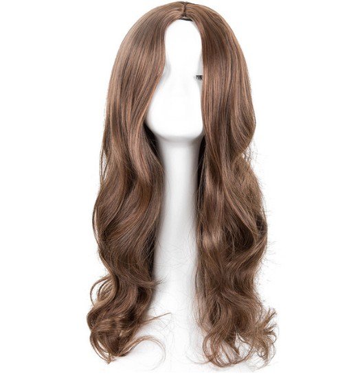 Synthetic Long Curly Cosplay Wig Party Medium Line Carnival Costume Halloween Party Salon