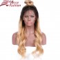Beauty Dream Body Wave Ombre Color 27 Hair wig Non Remy Brazilian Lace Front Human Hair Wigs Size 16
