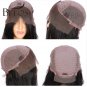Lace Front Wigs Human Hair Wigs With Bangs For Women Non-Remy Natural Black Color Size 12