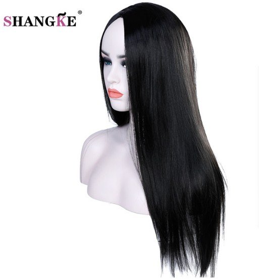 Long Straight Black Wig Heat Resistant Synthetic Wigs For Black Women Wigs Women Long Female