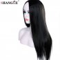 Long Straight Black Wig Heat Resistant Synthetic Wigs For Black Women Wigs Women Long Female