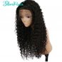 Human Hair Wigs For Black Women 150% Remy Peruvian Curly Slop Lace Wigs With Baby Hair Size 16