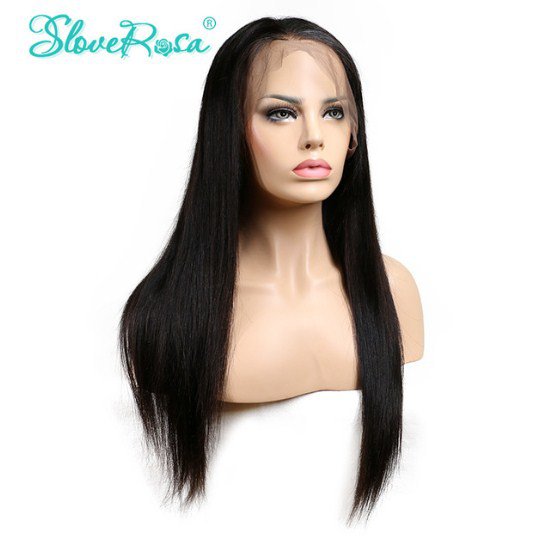 Straight Wigs For Black Women Lace Front Human Hair Wigs Brazilian Remy Hair Lace Front Wig Size 24