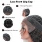 Human Hair Wigs Bob Wig Bleached Knots Lace Front Human Hair Wigs With Baby Hair Size 12