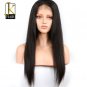 Human Hair Wigs For Women Black Short Straight Lace Wig Bleached Knots Natural Hairline Size 24