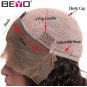 Lace Front Wigs For Black Women Human Hair Pre ripped Malaysian Deep Wave With Baby Hair Size 24