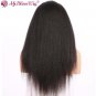 Lace Frontal Wig Italian Yaki Straight Curly Brazilian Remy Human Hair Wigs Size 12