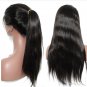 Lace Front Human Hair Wigs For Women 250% High Density Brazilian Straight Lace Front Wig Size 24