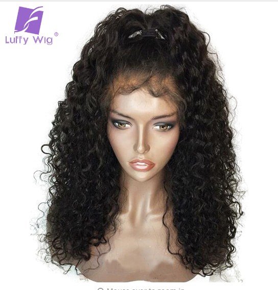 Hairline Without Glue Full Lace Human Hair Wigs With Baby Hair Without Hair Brazilian Remy Size 12