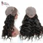 Beauty Body Wave 250% Density Lace Front Human Hair Wig Natural Black Color Size 20