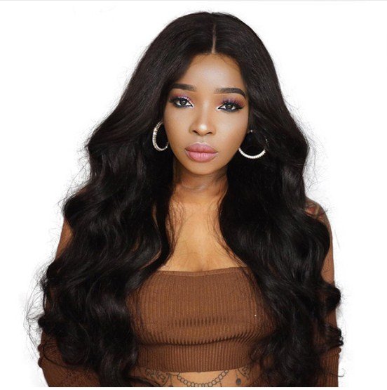 Human Hair Lace Front Wigs With Baby Hair Pre Ripped Brazilian Remy Hair Wigs Human Size 18