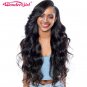 Lace Front Human Hair Wigs For Black Women Pre Plucked Malaysian Body Wave Lace Front Wig Size 20