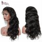 Forever Beauty 250% Density Lace Front Human Hair Wigs Brazilian Body Wave Remy Hair Size 18