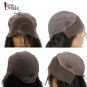Forever Beauty 250% Density Lace Front Human Hair Wigs Brazilian Body Wave Remy Hair Size 18