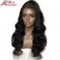 Glueless Lace Front Wigs Brazilian Remy Body Wave 100% Human Hair Pre Plucked Hairline Size 12