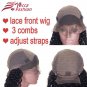 Glueless Lace Front Wigs Brazilian Remy Body Wave 100% Human Hair Pre Plucked Hairline Size 12