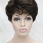 Lady Women Short Wave Syntheic Hair Blonde Wig with Highlights Full Color Wigs
