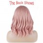 Short Curly Synthetic Hair Cosplay Wigs For Women Black Pink Blue Red Green White Available